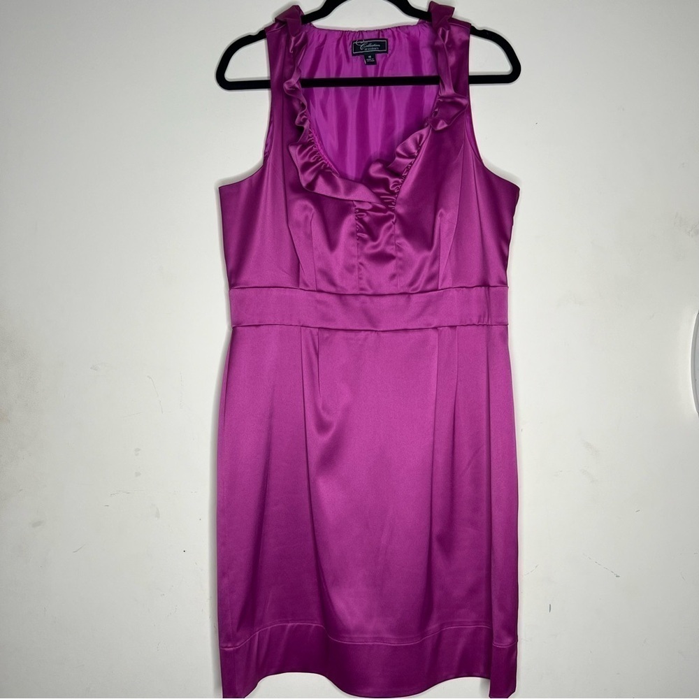 DRESSBARN Plus Size Purple Casual Dress